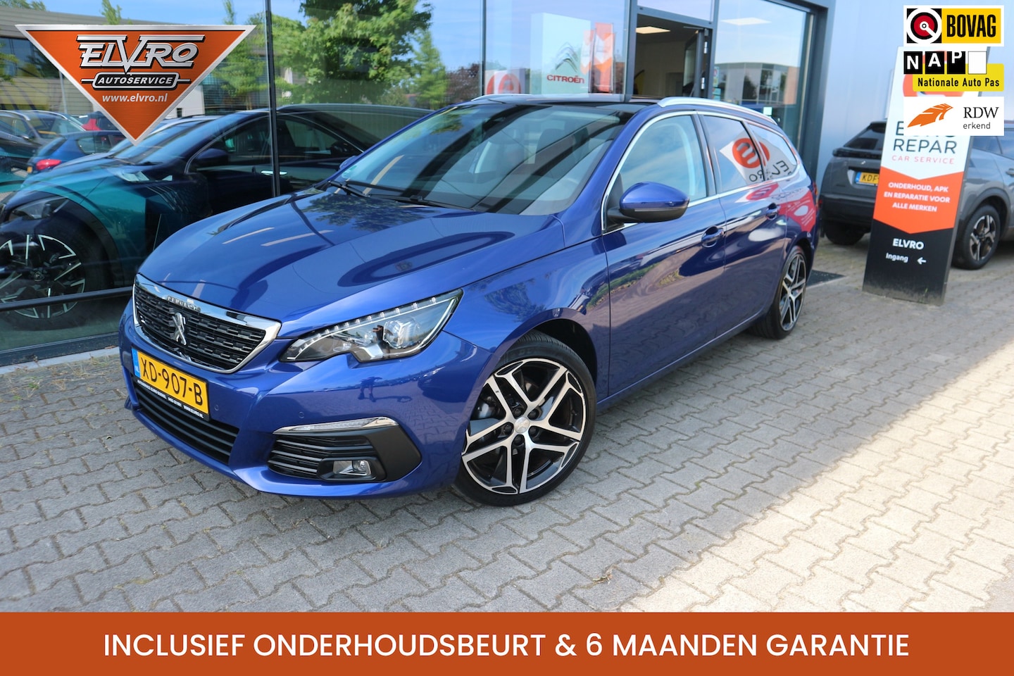 Peugeot 308 SW - 1.2 PureTech Blue Lease Premium AUTOMAAT NAVI ALCANTARA DENON CAMERA CRUISE KEYLESS 18 INC - AutoWereld.nl