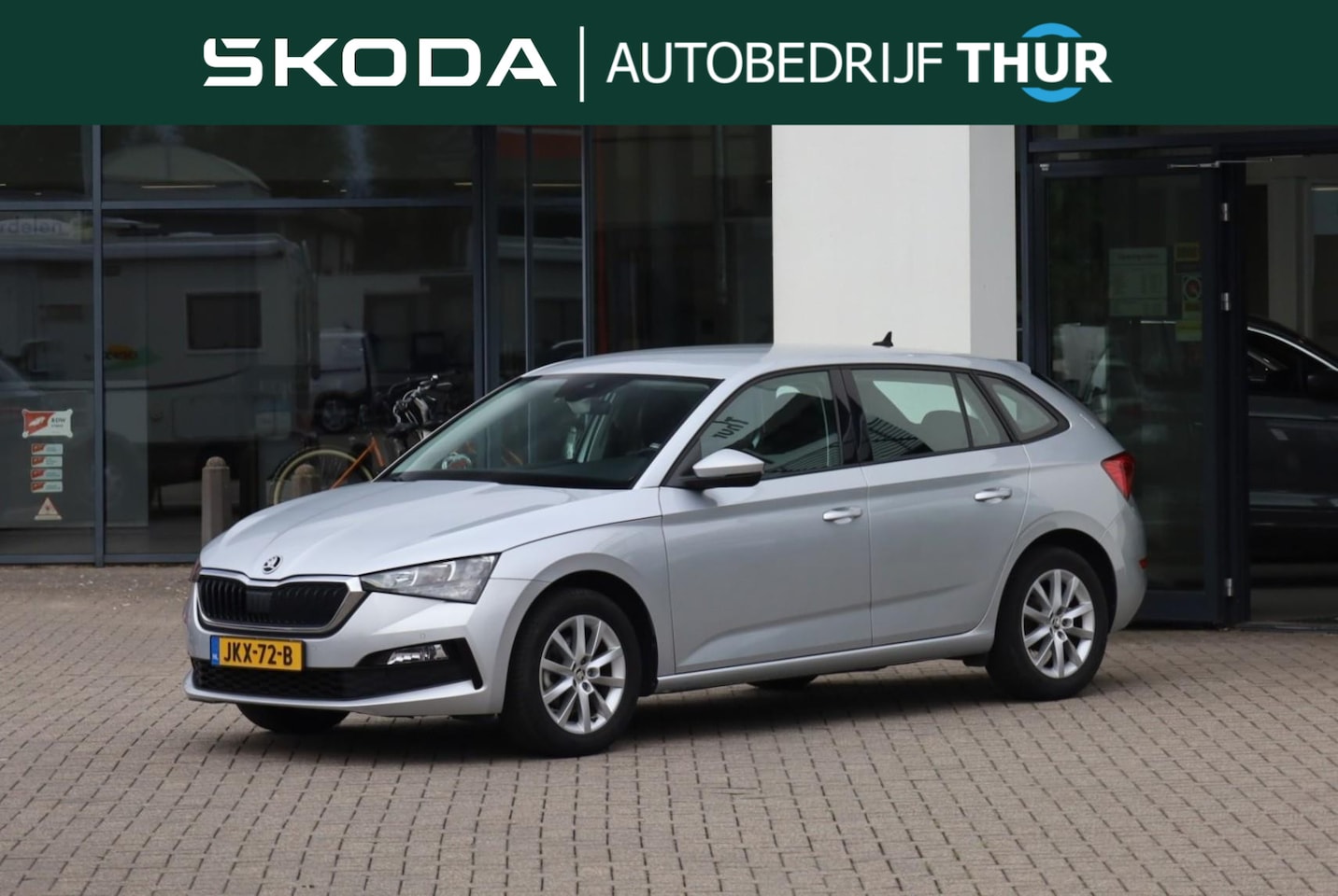 Skoda Scala - 1.0 TSI Ambition 1.0 TSI Ambition 110PK / 81kW, Dealer onderhouden, achteruitrijcamera (rear view), parkeer - AutoWereld.nl