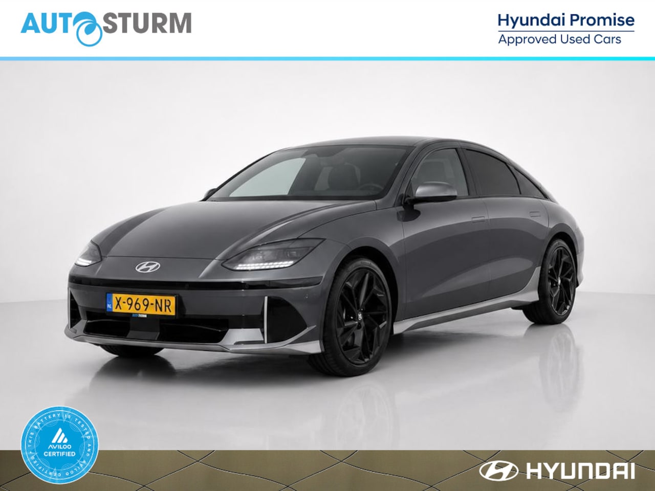 Hyundai IONIQ 6 - Connect 77.4 kWh SoH 97%, Als Nieuw! - AutoWereld.nl