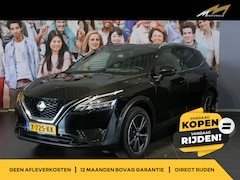 Nissan Qashqai - 1.3 MHEV Xtronic Tekna *1.800KG Trekgewicht* - Occasion Lease vanaf €554 p/m - Panoramadak