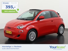 Fiat 500 C - 500e RED 42 kWh | All-in 393, - Private Lease | Direct uit voorraad