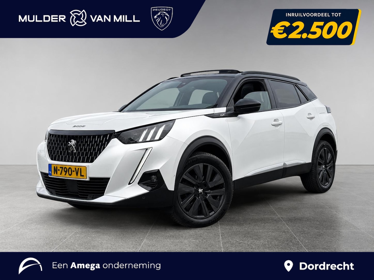 Peugeot 2008 - GT Pack 1.2 Turbo 130pk EAT8 | SCHUIF/KANTELDAK | DODEHOEKBEW. | ALCANTARA/LEDER | KEYLESS - AutoWereld.nl