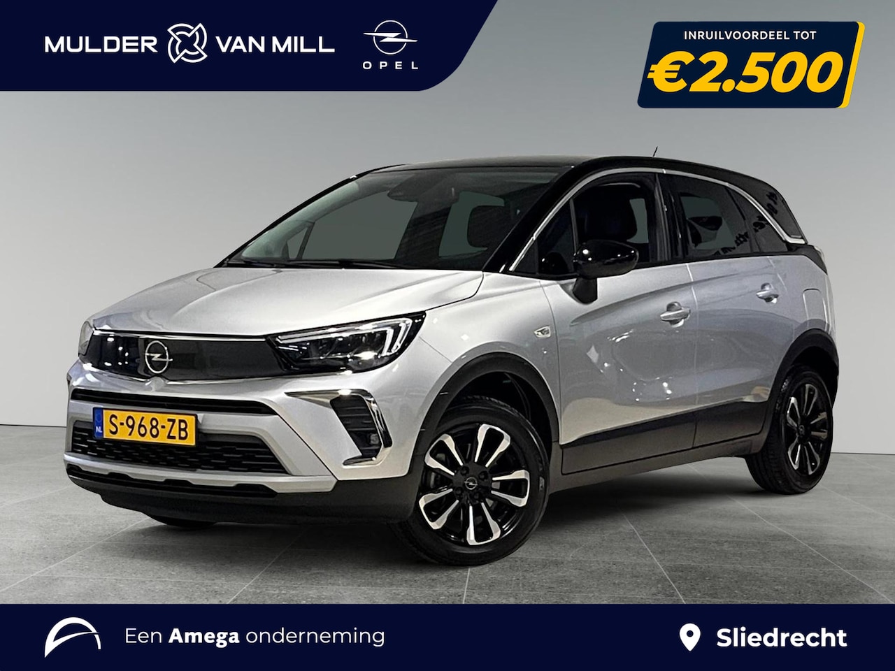 Opel Crossland - Elegance 1.2 Turbo 110pk | CAMERA | AGR-STOEL | TWO-TONE! | ANDROID AUTO / APPLE CARPLAY | - AutoWereld.nl