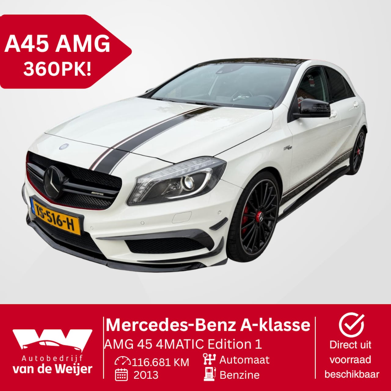 Mercedes-Benz A-klasse - AMG 45 4MATIC Edition 1 - AutoWereld.nl