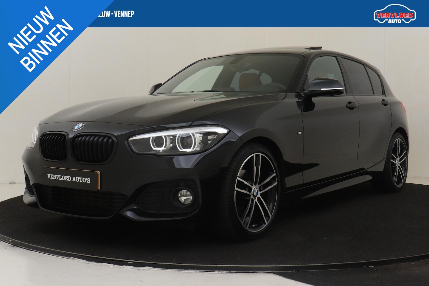 BMW 1-serie - 118i ED. M SPORT SHADOW HIGH EXECUTIVE -PANO.DAK|LEDER|HIFI|CRUISE|STOELVERW.|18"|DEALERON - AutoWereld.nl