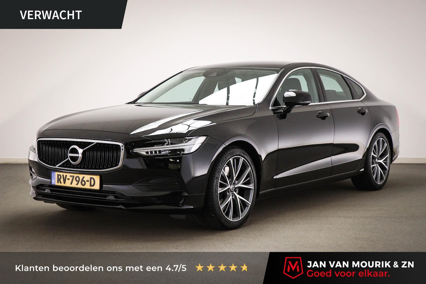 Volvo S90 - 2.0 T4 Momentum+ | BUSINESS PACK CONNECT | LEDER | APPLE | TREKHAAK | 19" - AutoWereld.nl