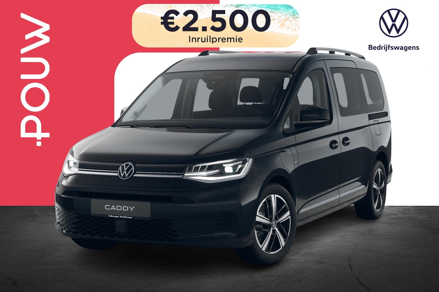Volkswagen Caddy Maxi - Kombi 1.5 TSI Hybride 150pk Style | Winter Pakket | Trekhaak - AutoWereld.nl