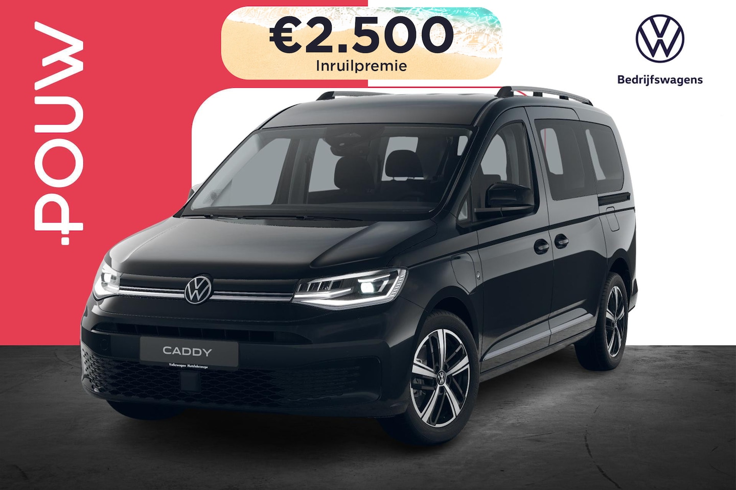 Volkswagen Caddy Maxi - Kombi 1.5 TSI 150pk Hybride Style | Winter Pakket | Keyless Pakket - AutoWereld.nl