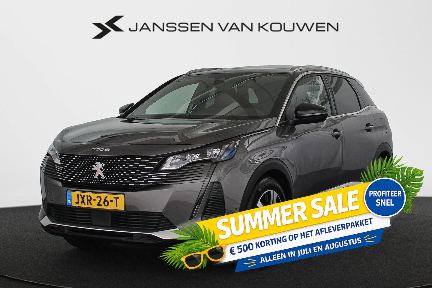 Peugeot 3008 - 1.6 HYbrid 225 GT / Panoramadak / Stoelverwarming / Elektrische Achterklep - AutoWereld.nl