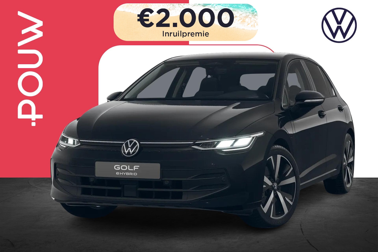 Volkswagen Golf - 1.5 eHybrid 204pk Life Edition | Trekhaak Wegklapbaar | 19" Velgen - AutoWereld.nl