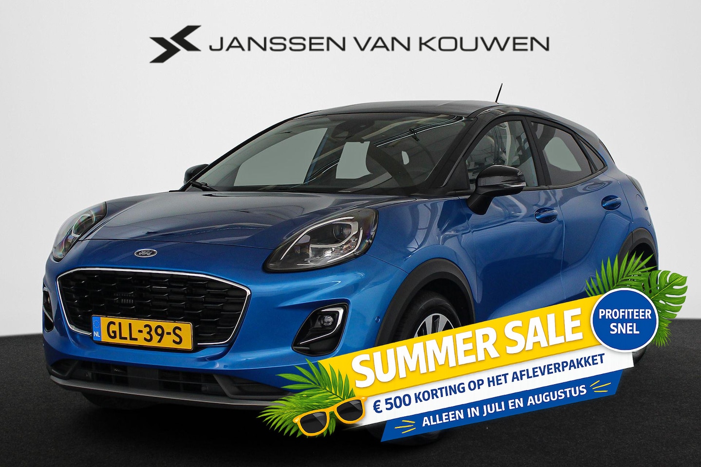 Ford Puma - 1.0 EcoBoost Hybrid Titanium Stoel-Stuur-Voorruitverwarming Apple CarPlay - AutoWereld.nl