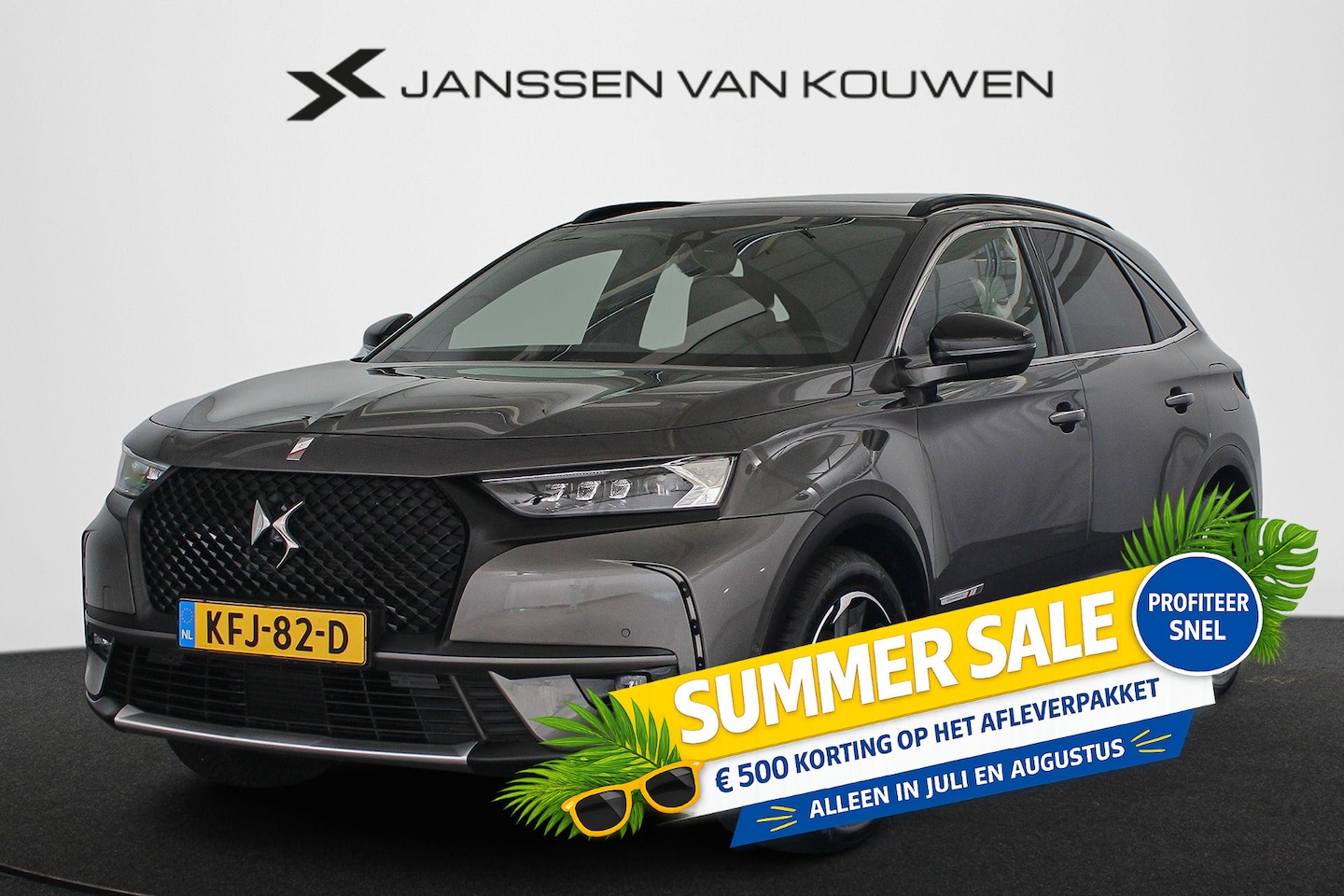 DS 7 Crossback - E-Tense Performance Line+ Panoramadak FOCAL Night Vision Stoelverwarming - AutoWereld.nl