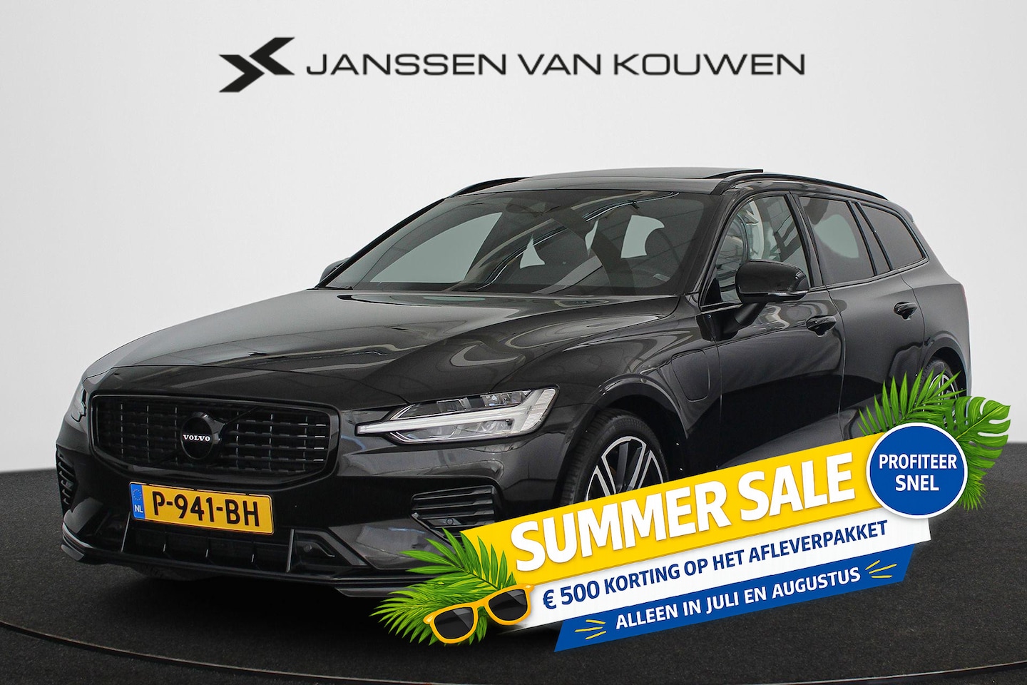 Volvo V60 - 2.0 T6 Recharge AWD R-Design Panoramadak 19" Achteruitrijcamera - AutoWereld.nl