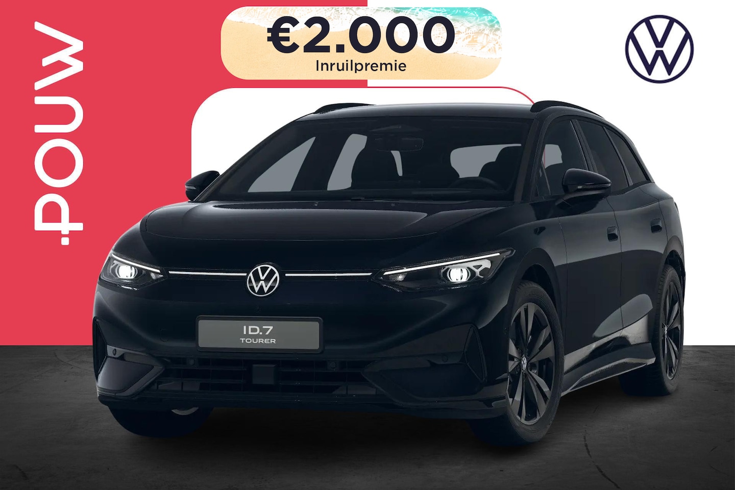 Volkswagen ID.7 Tourer - 204pk Limited Edition 59 kWh | Black Style Pakket - AutoWereld.nl