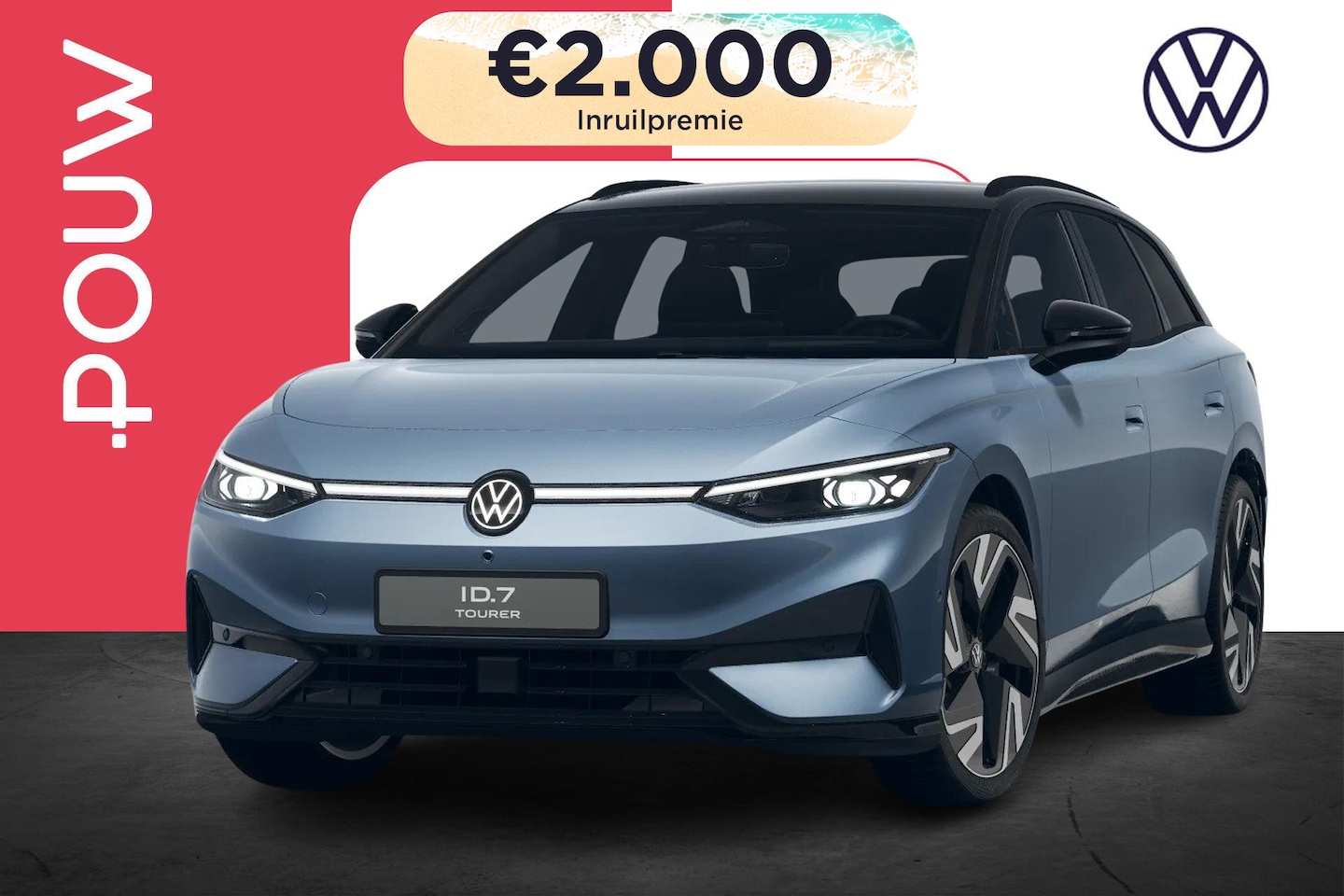 Volkswagen ID.7 Tourer - 286pk Limited Edition Plus 86 kWh | Warmtepomp | Trekhaak Wegklapbaar - AutoWereld.nl