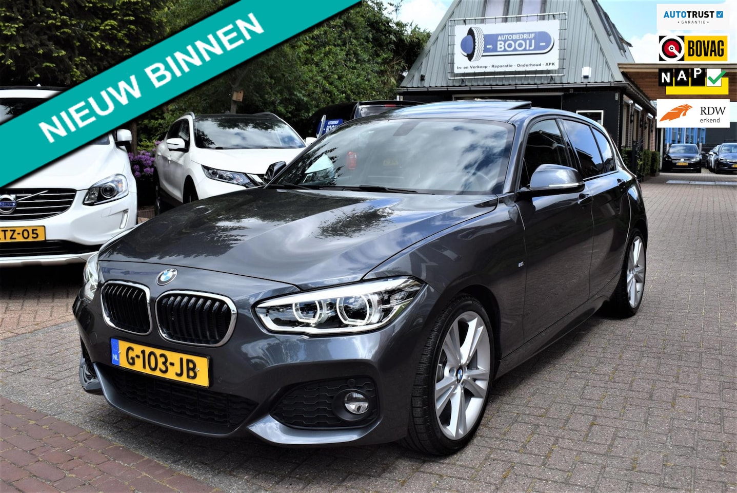 BMW 1-serie - M Sport-pakket! 118i Edition/5DRS/AUTOM/DAK/CRUISE/NAVI/XENON/NL-AUTO/PDC V+A/AIRCO-ECC/LM - AutoWereld.nl