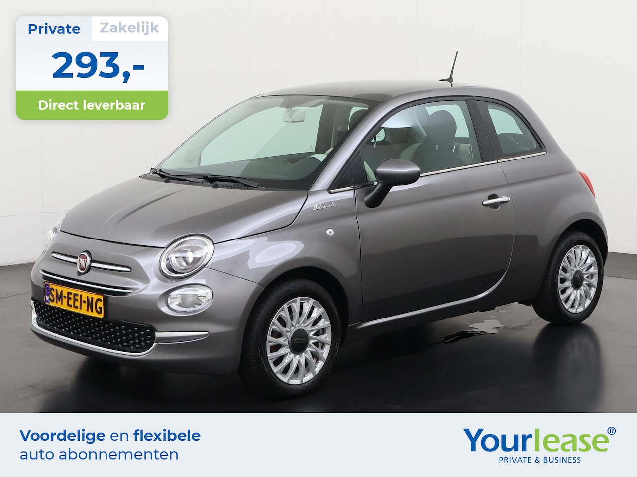 Fiat 500 - 1.0 Hybrid Dolcevita | All-in 293,- Private Lease | Direct uit voorraad - AutoWereld.nl