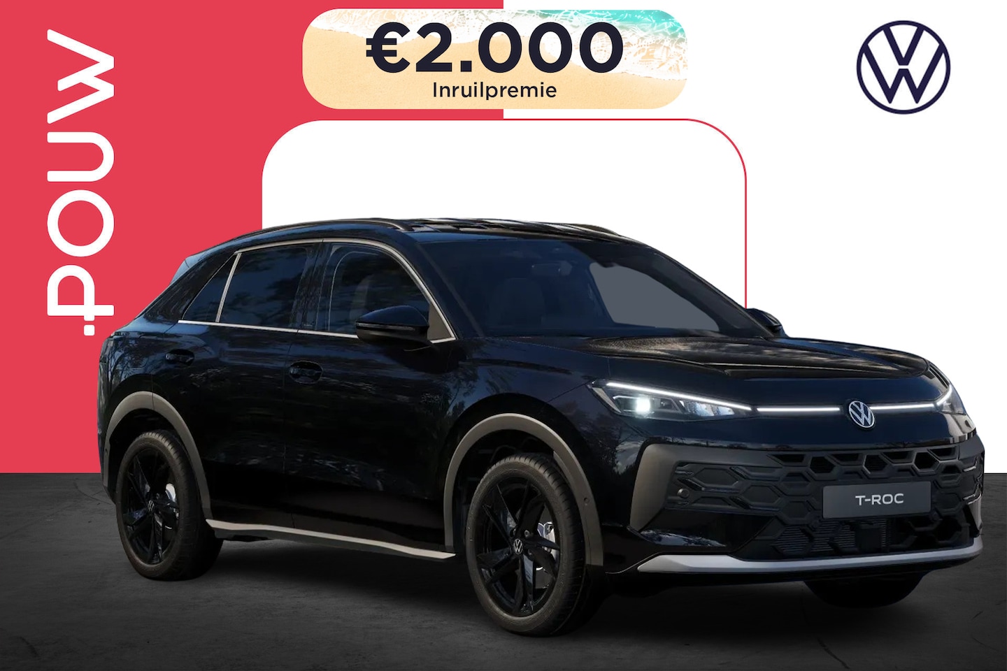 Volkswagen T-Roc - 1.5 eTsi 115pk DSG Style First Edition | Trekhaak Wegklapbaar | Multimedia Pakket - AutoWereld.nl