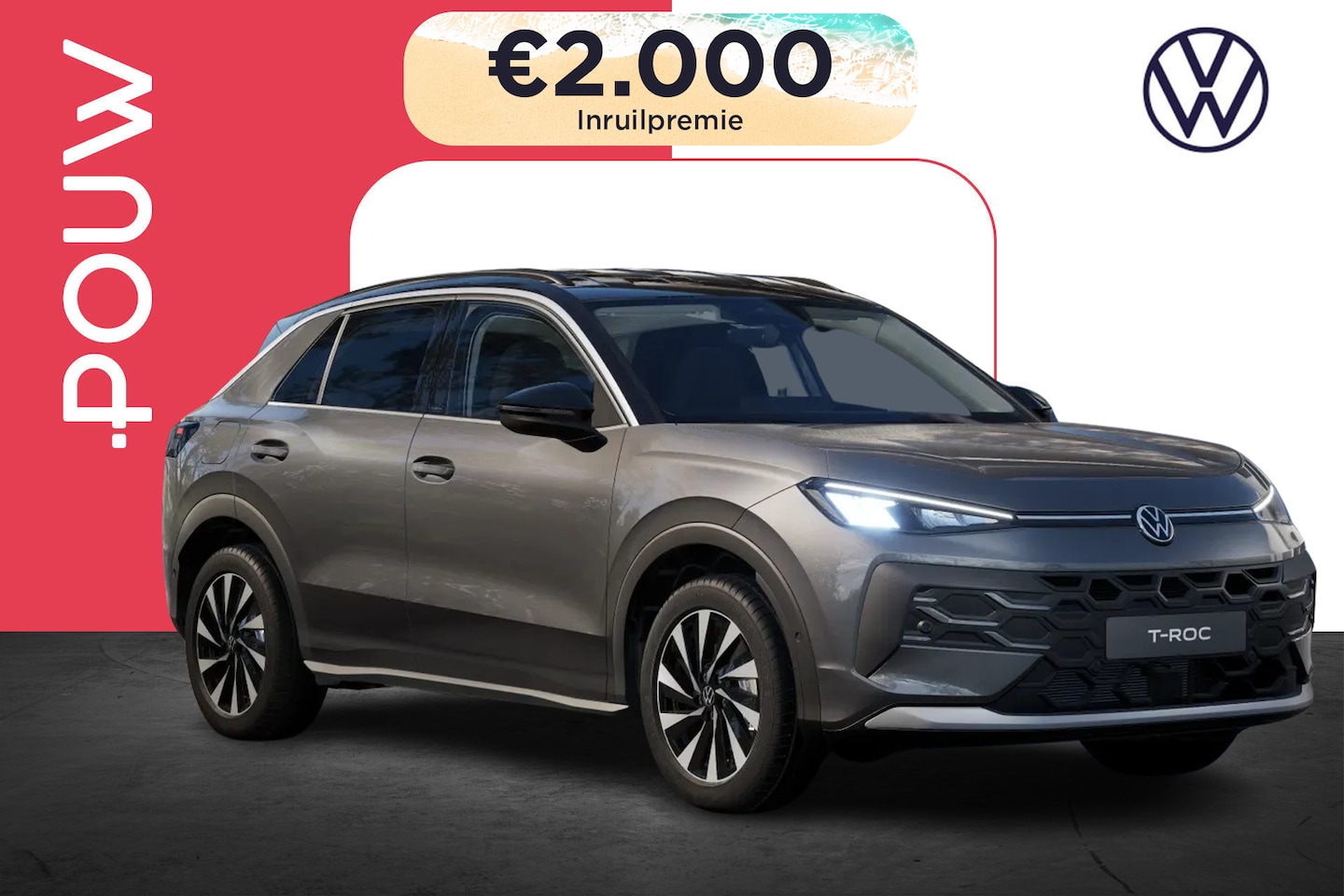 Volkswagen T-Roc - 1.5 eTsi 115pk DSG Life First Edition | Comfort Pakket | Trekhaak Wegklapbaar - AutoWereld.nl