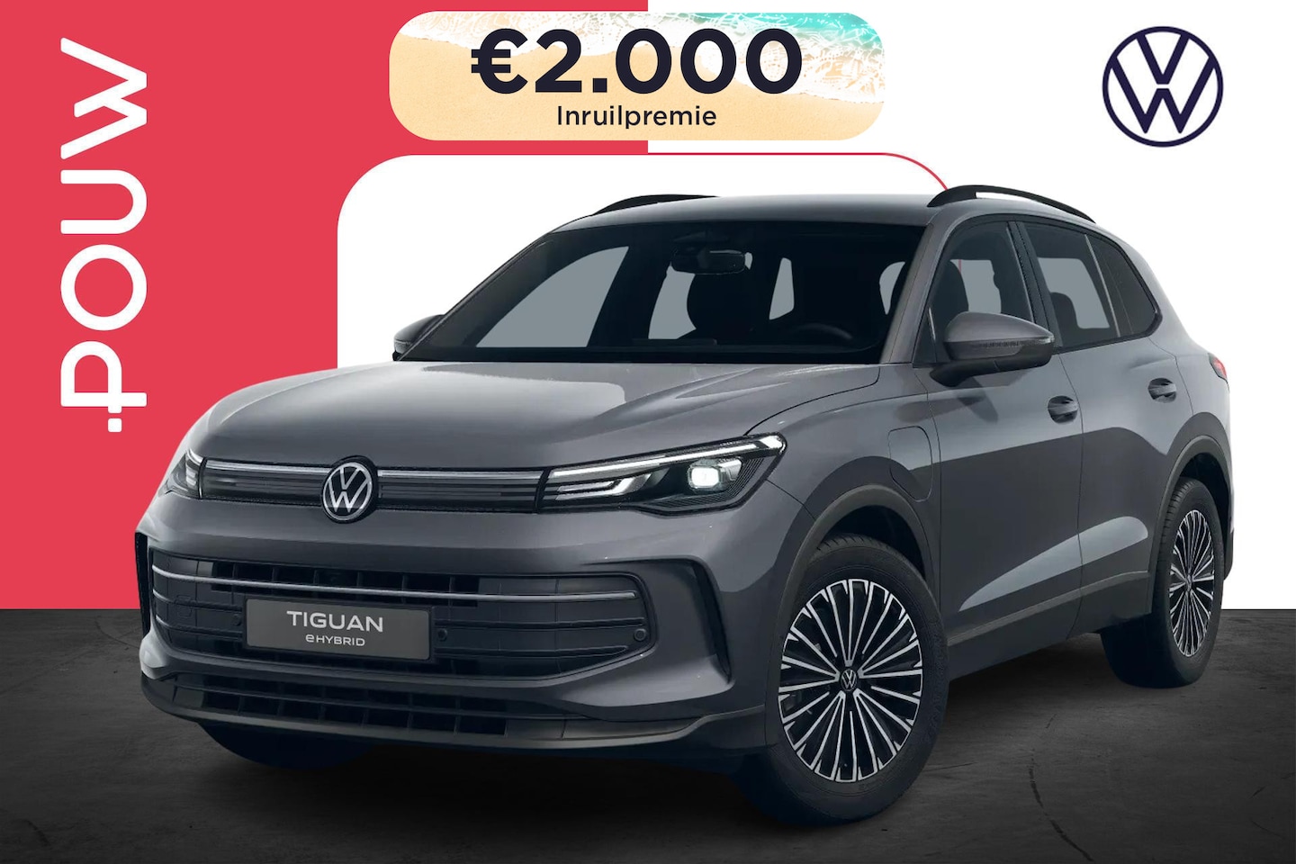 Volkswagen Tiguan - 1.5 eHybrid 204pk Limited Edition | Trekhaak Pakket | 18" Velgen - AutoWereld.nl