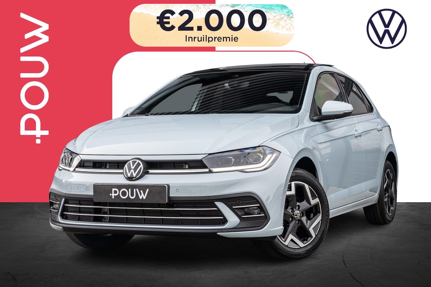 Volkswagen Polo - 1.0 TSI 95pk DSG Edition 50 | Panoramadak | 16'' Velgen - AutoWereld.nl