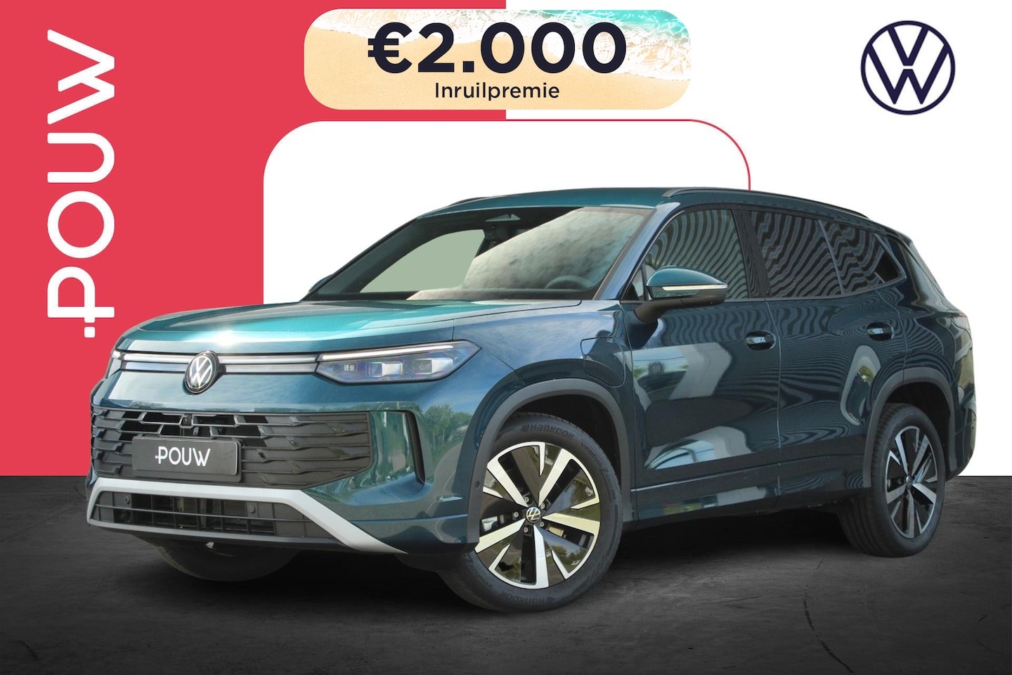 Volkswagen Tayron - 1.5 eHybrid DSG 204pk Life Edition | Trekhaak Uitklapbaar | LMV 19'' - AutoWereld.nl