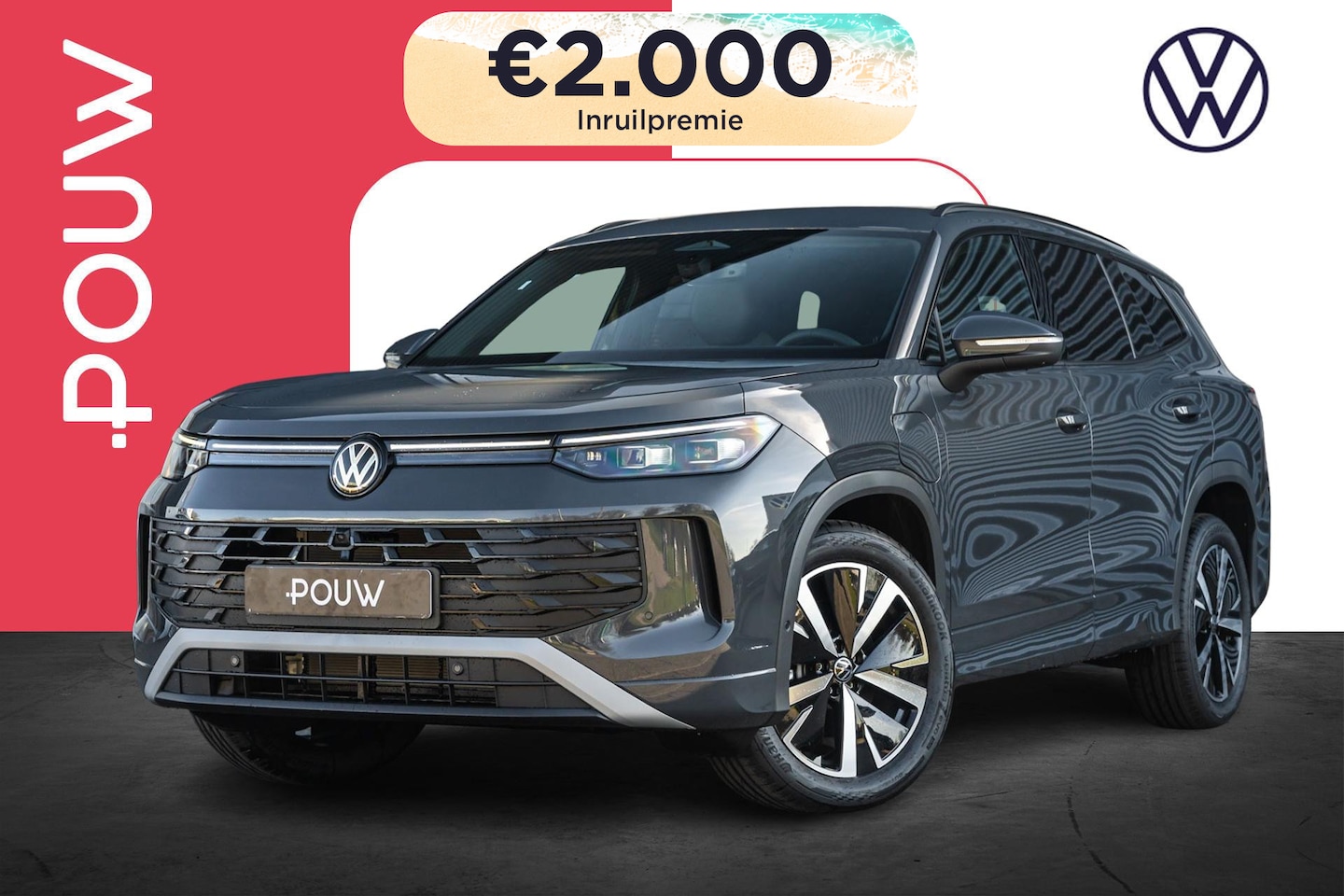 Volkswagen Tayron - 1.5 eHybrid DSG 204pk Life Edition | Trekhaak Uitklapbaar | LMV 19'' - AutoWereld.nl