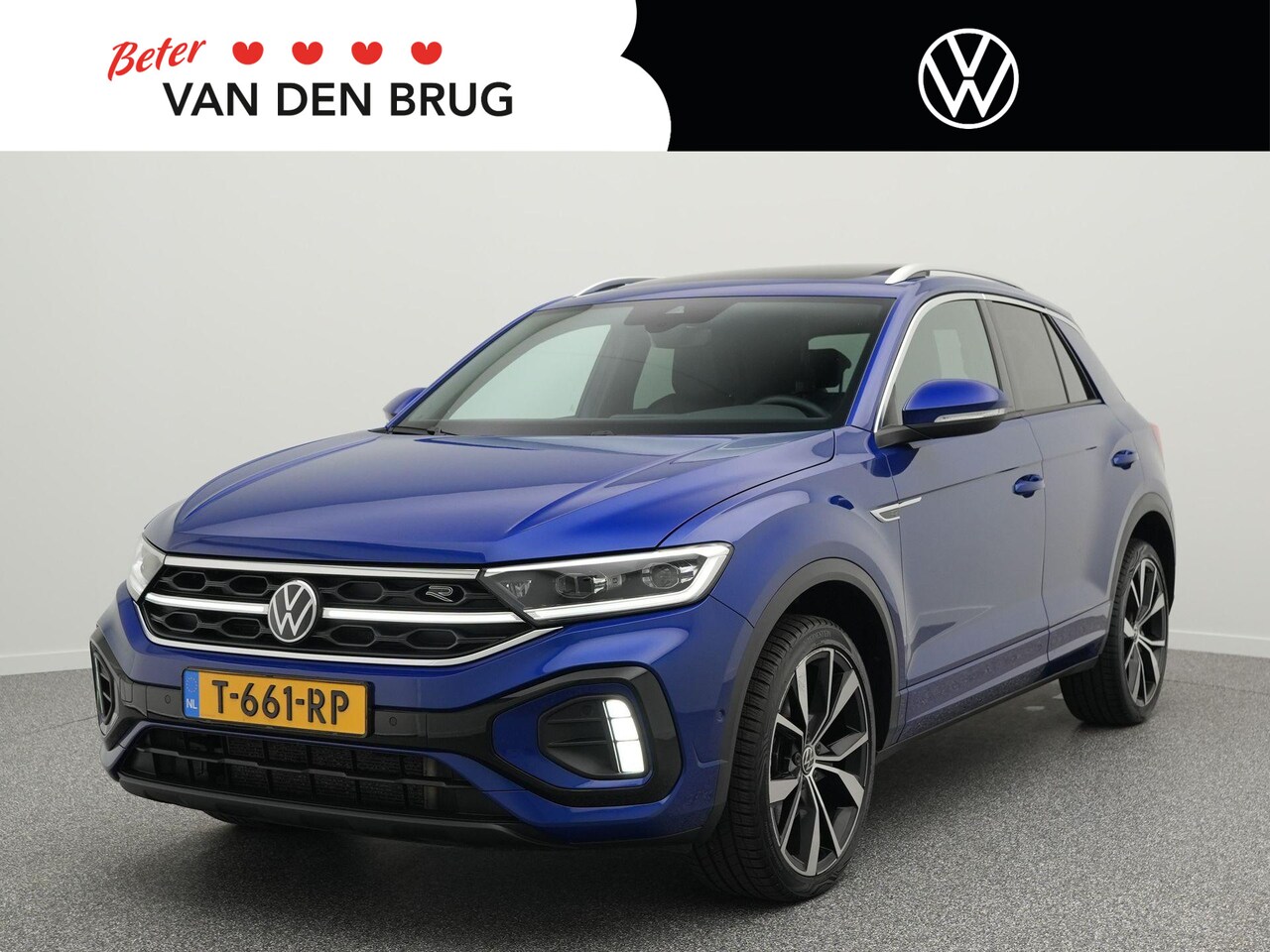 Volkswagen T-Roc - R-Line 1.5 TSI 150 PK Automaat | LED Matrix IQ | Panoramadak | Stoelverwarming | Side Assi - AutoWereld.nl