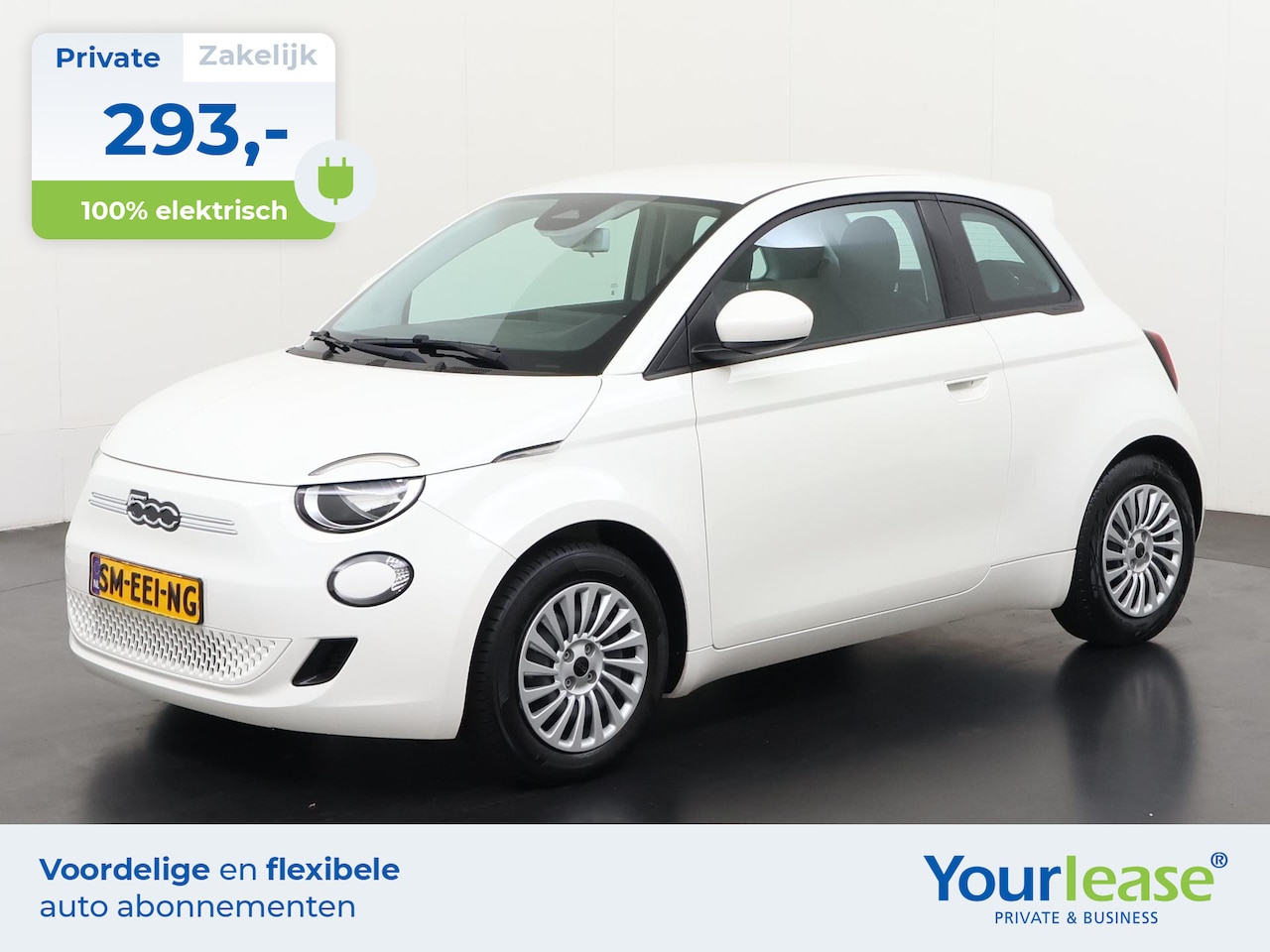 Fiat 500e - Action 24 kWh | All-in 293,- Private Lease | Direct uit voorraad - AutoWereld.nl