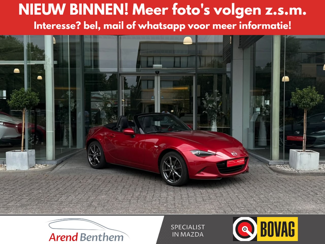 Mazda MX-5 - 2.0 SkyActiv-G 160 GT-M 2.0 SkyActiv-G 160 GT-M - AutoWereld.nl