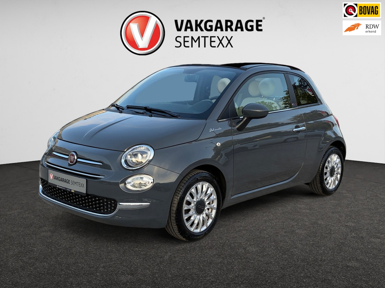 Fiat 500 - 1.0 Hybrid RED Cabrio | Airco | PDC Achter | Android Auto | Apple Carplay | Cruise | Half - AutoWereld.nl