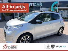 Citroën C1 - 1.0 VTi 72 pk Airscape Shine Elektrisch zwart canvas dak, Cabrio gevoel