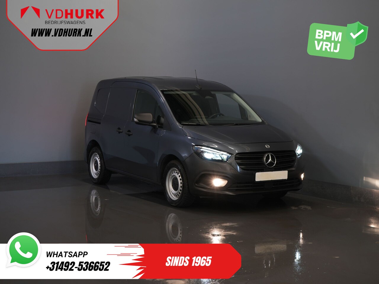 Mercedes-Benz Citan - 112 CDI Aut. LED/ Carplay/ 3Pers./ Stoelverw./ Cruise/ Camera/ DAB - AutoWereld.nl