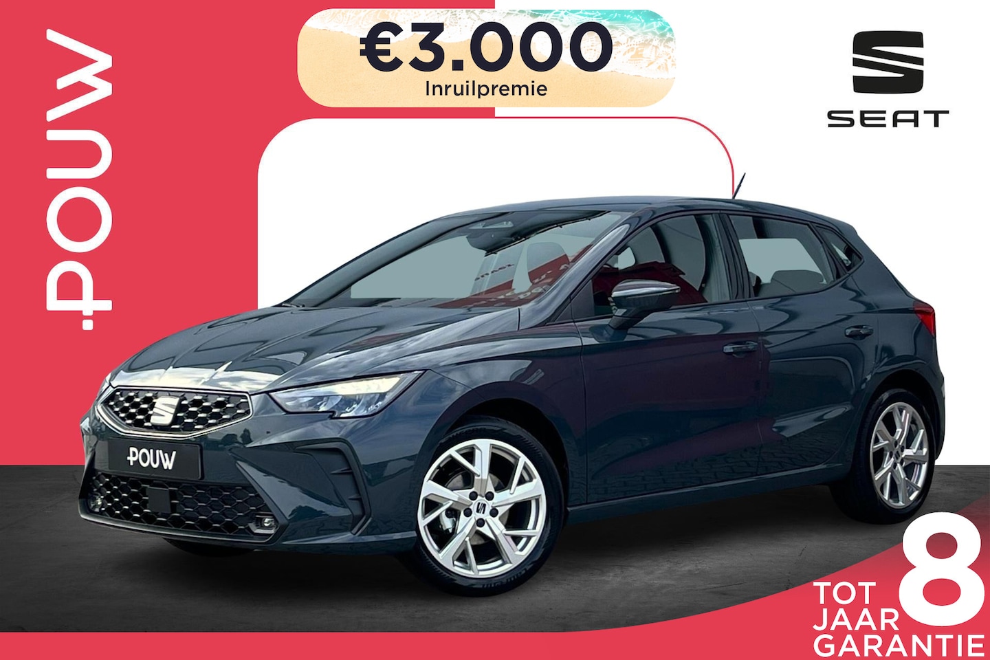 SEAT Ibiza - 1.0 TSI 95pk Style Nieuw Model | Cruise Control | Airco - AutoWereld.nl