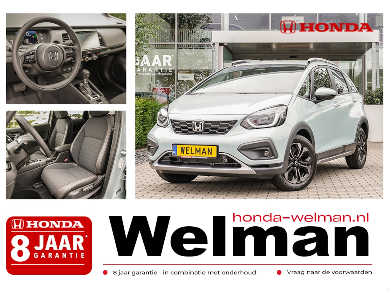 Honda Jazz - 1.5i e:HEV ADVANCE CROSSTAR - NIEUW - 122 PK FULL HYBRID - AUTOMAAT - - AutoWereld.nl