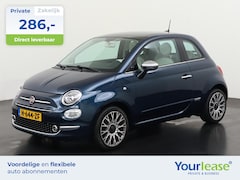 Fiat 500 - 1.2 Lounge | All-in 286, - Private Lease | Direct uit voorraad