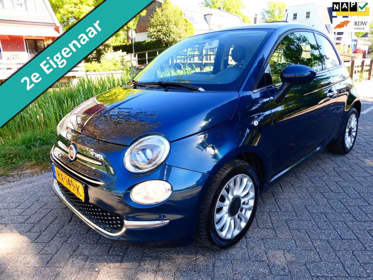 Fiat 500 - 0.9 TwinAir Turbo Lounge 80pk 2e eigenaar Airco Panorama - AutoWereld.nl