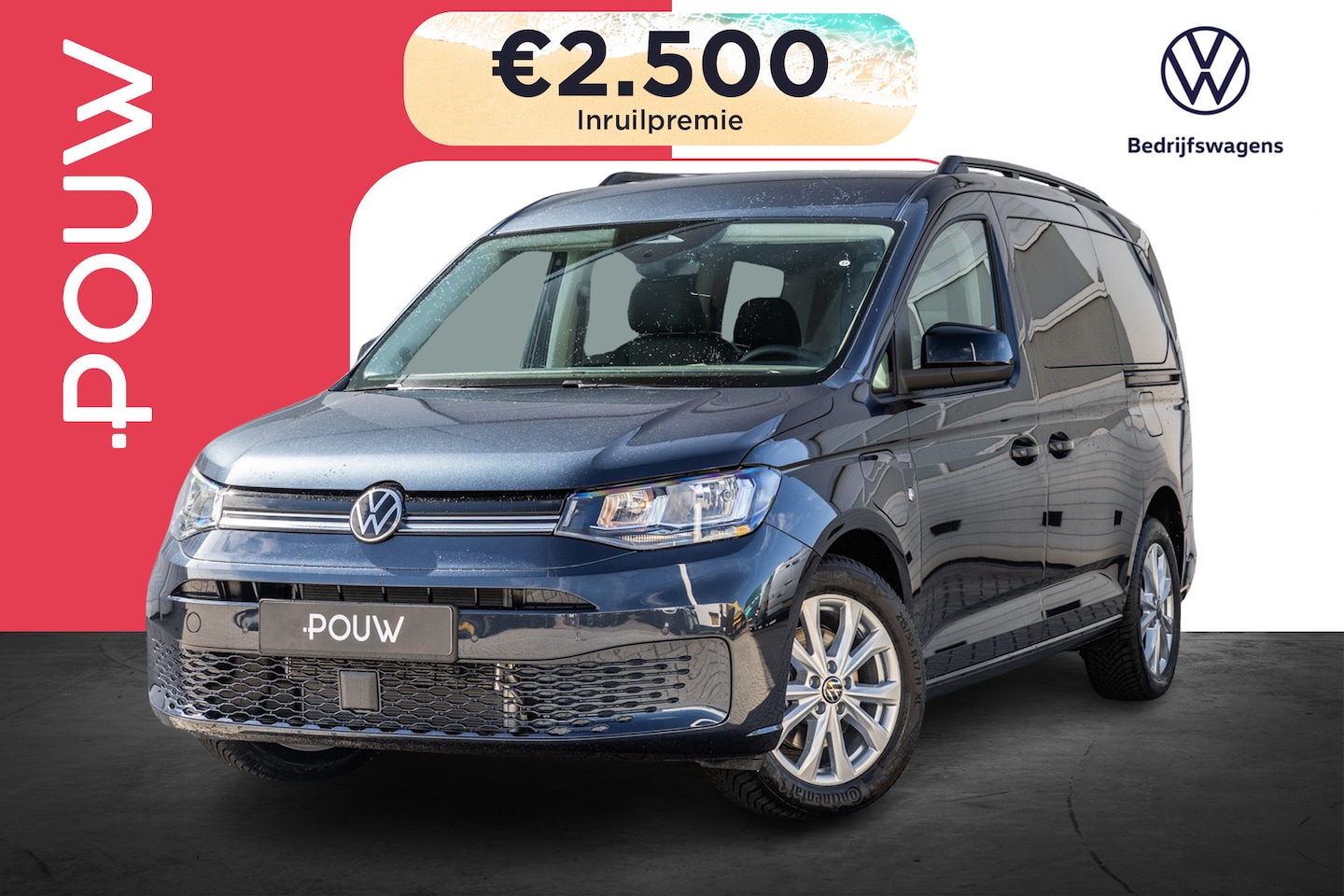 Volkswagen Caddy Maxi - Kombi 1.5 TSI 150pk Hybride Life | Trekhaak | Comfort Pakket - AutoWereld.nl