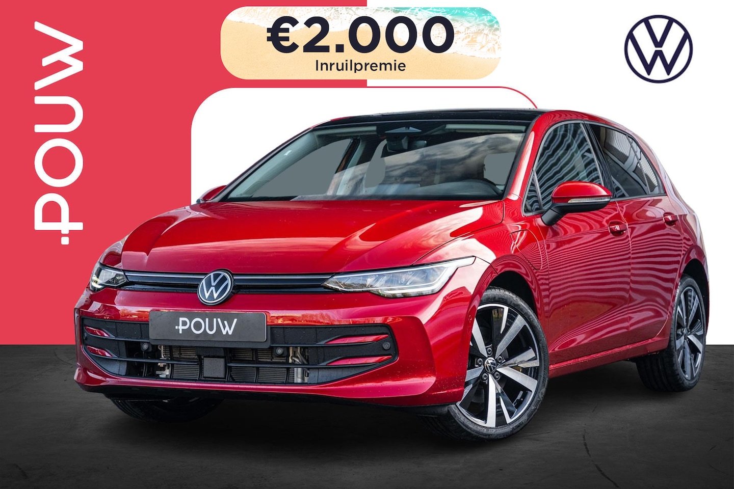 Volkswagen Golf - 1.5 eHybrid 204pk Life Edition | Panoramadak | 18" Velgen - AutoWereld.nl