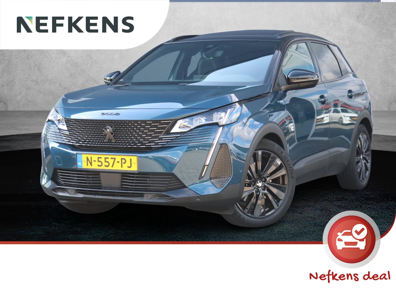 Peugeot 3008 - 1.6 HYbrid 225 GT 1e eigenaar | Elektrisch Panorama dak | Black Pack | Accu 95% | Camera | - AutoWereld.nl