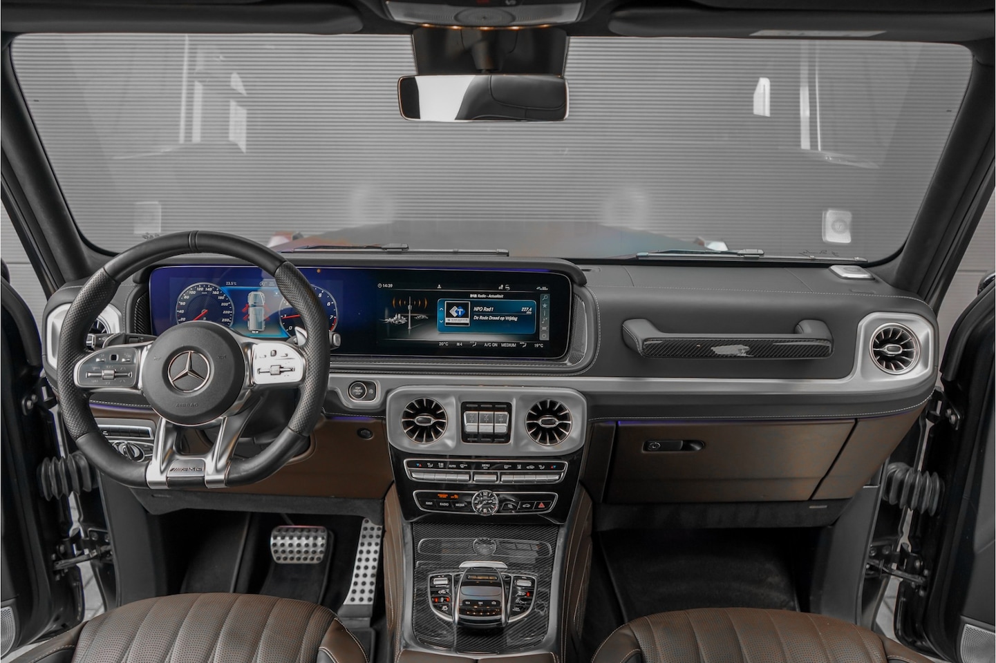 Mercedes-Benz G-klasse - 63 AMG Nachtzwart Magno Nappaleder Stoelmassage & Koeling - AutoWereld.nl
