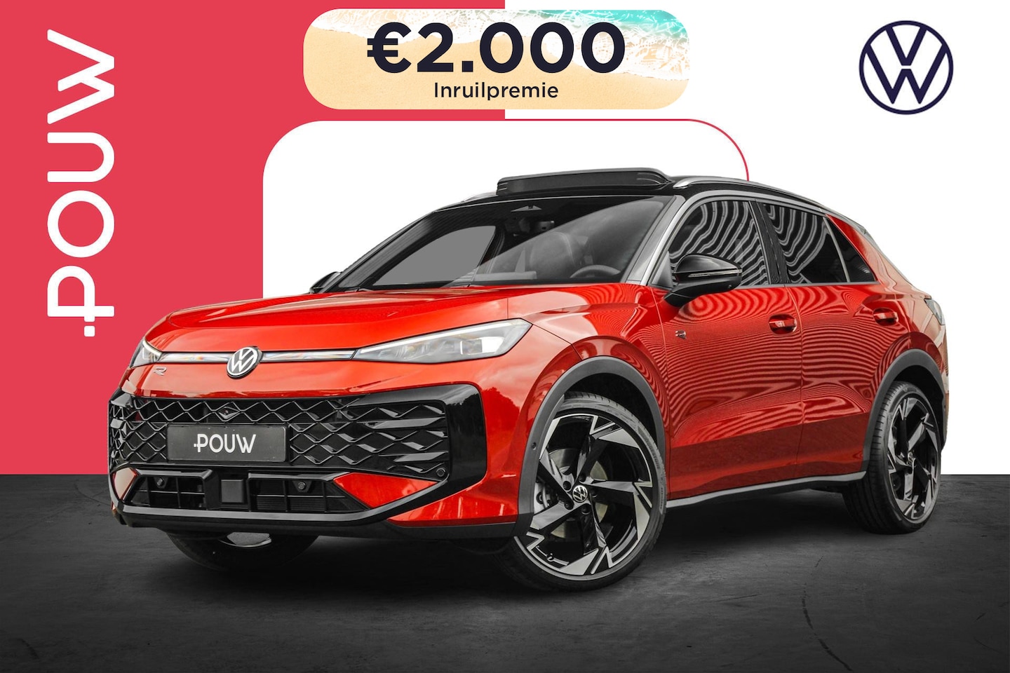 Volkswagen T-Roc - 1.5 eTsi 150pk R-Line First Edition | Panoramadak | 20" Velgen - AutoWereld.nl
