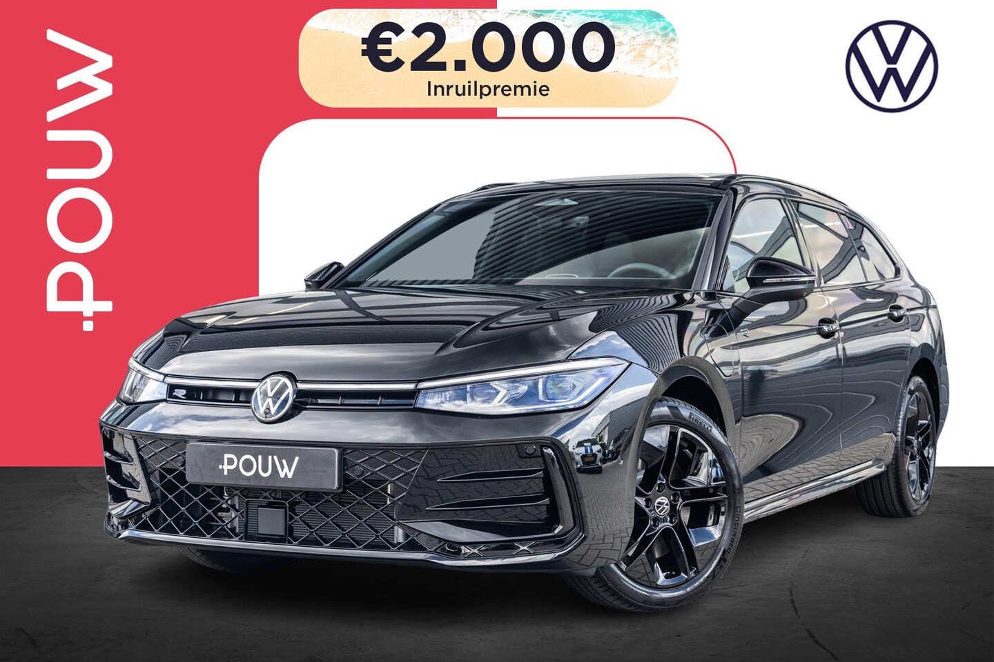 Volkswagen Passat Variant - 1.5 eHybrid DSG 204pk R-Line Edition | LMV 18 " | Geluidssysteem ''Harman Kardon'' - AutoWereld.nl