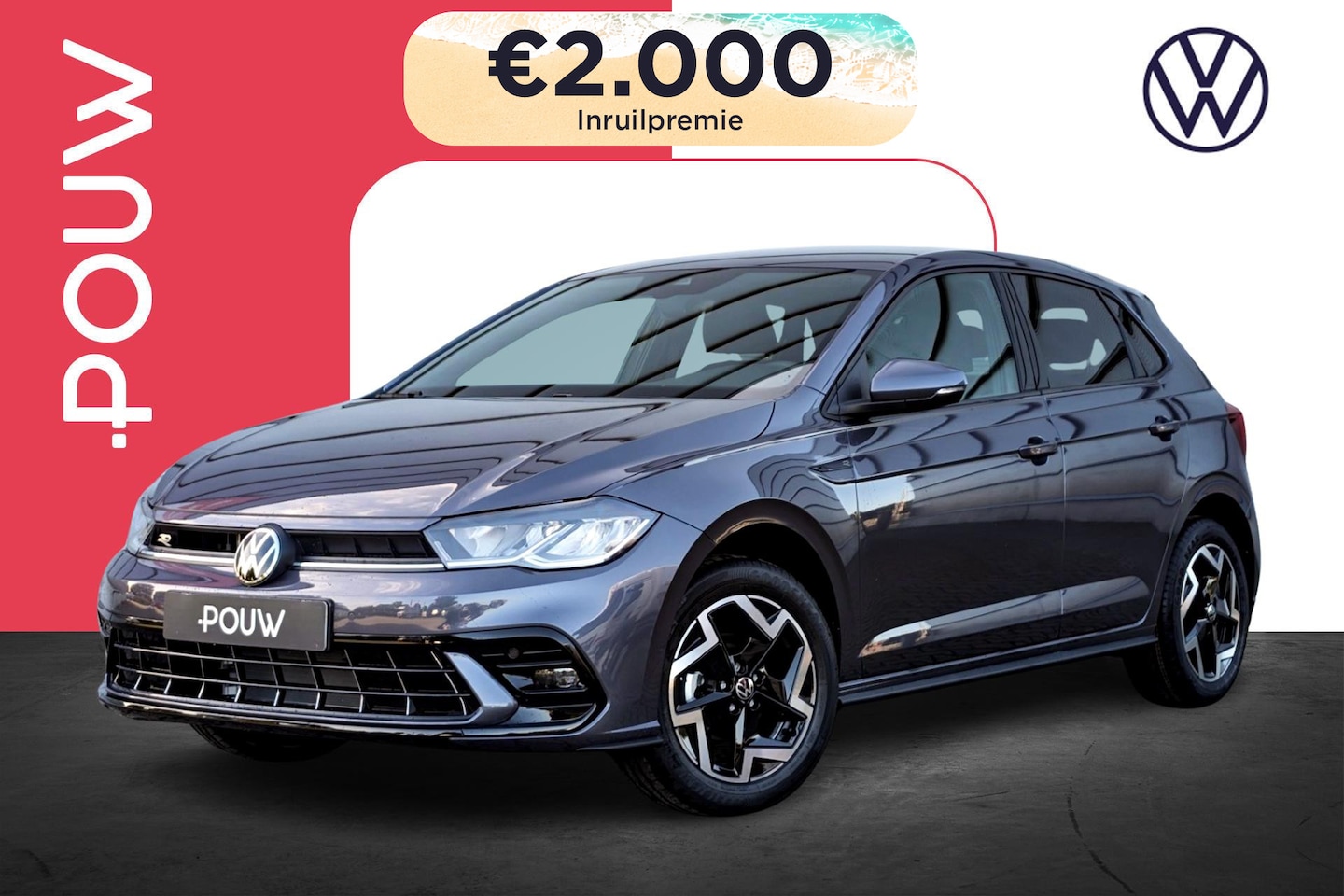 Volkswagen Polo - 1.0 TSI 95pk R-Line | Comfort Pakket | Achteruitrijcamera - AutoWereld.nl