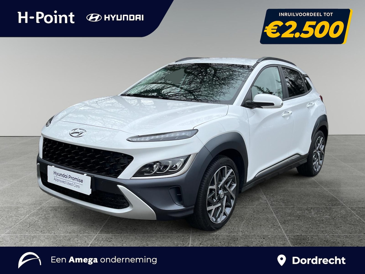 Hyundai Kona - Fashion 1.6 GDI HEV 140pk | PREMIUM LEDER | CLIMA | APPLE CARPLAY / ANDROID AUTO | ELEK. V - AutoWereld.nl