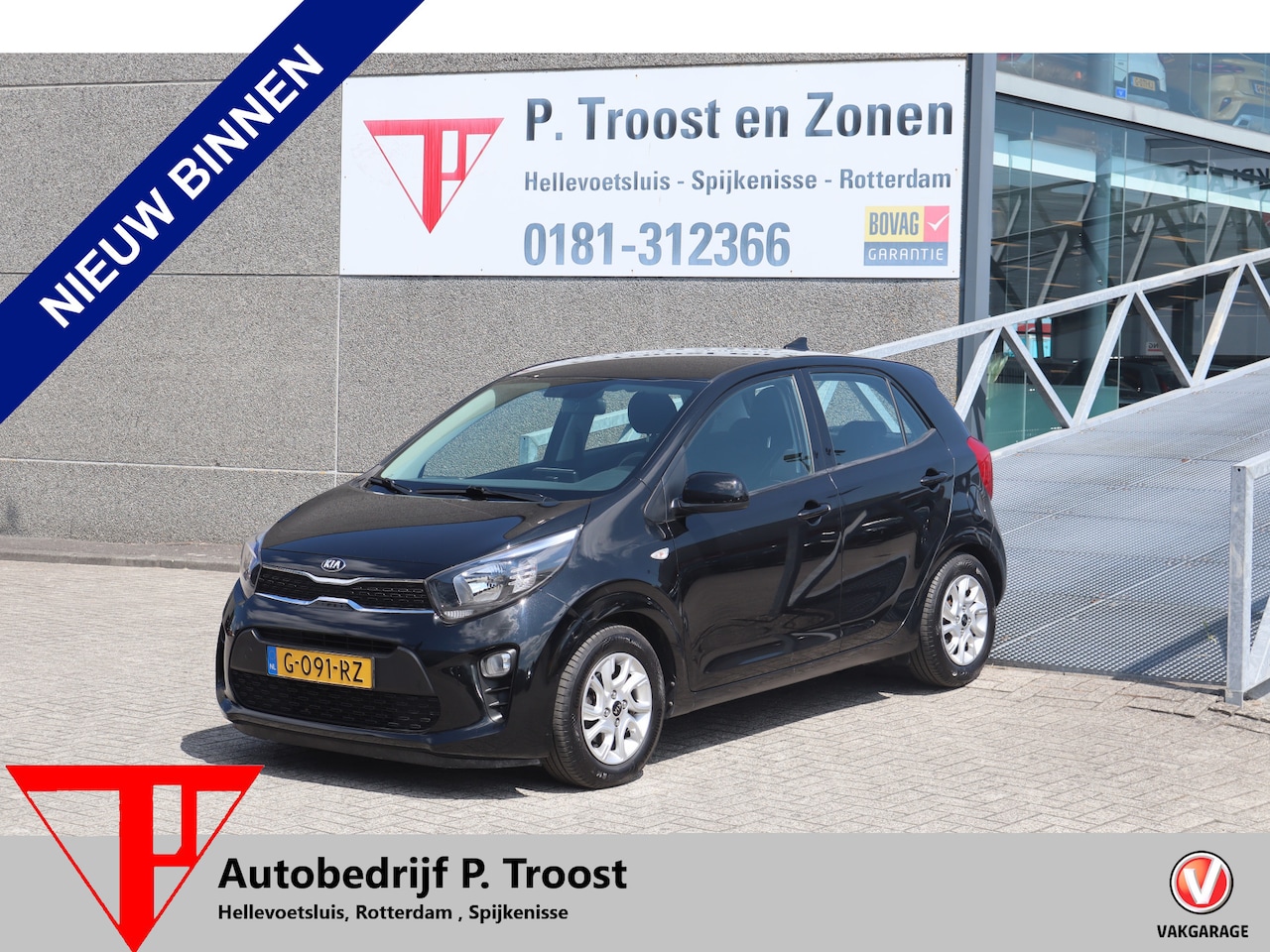 Kia Picanto - 1.0 MPi DynamicLine Achteruitrijcamera/Apple carplay/Airco/Cruise control/Elektrische rame - AutoWereld.nl