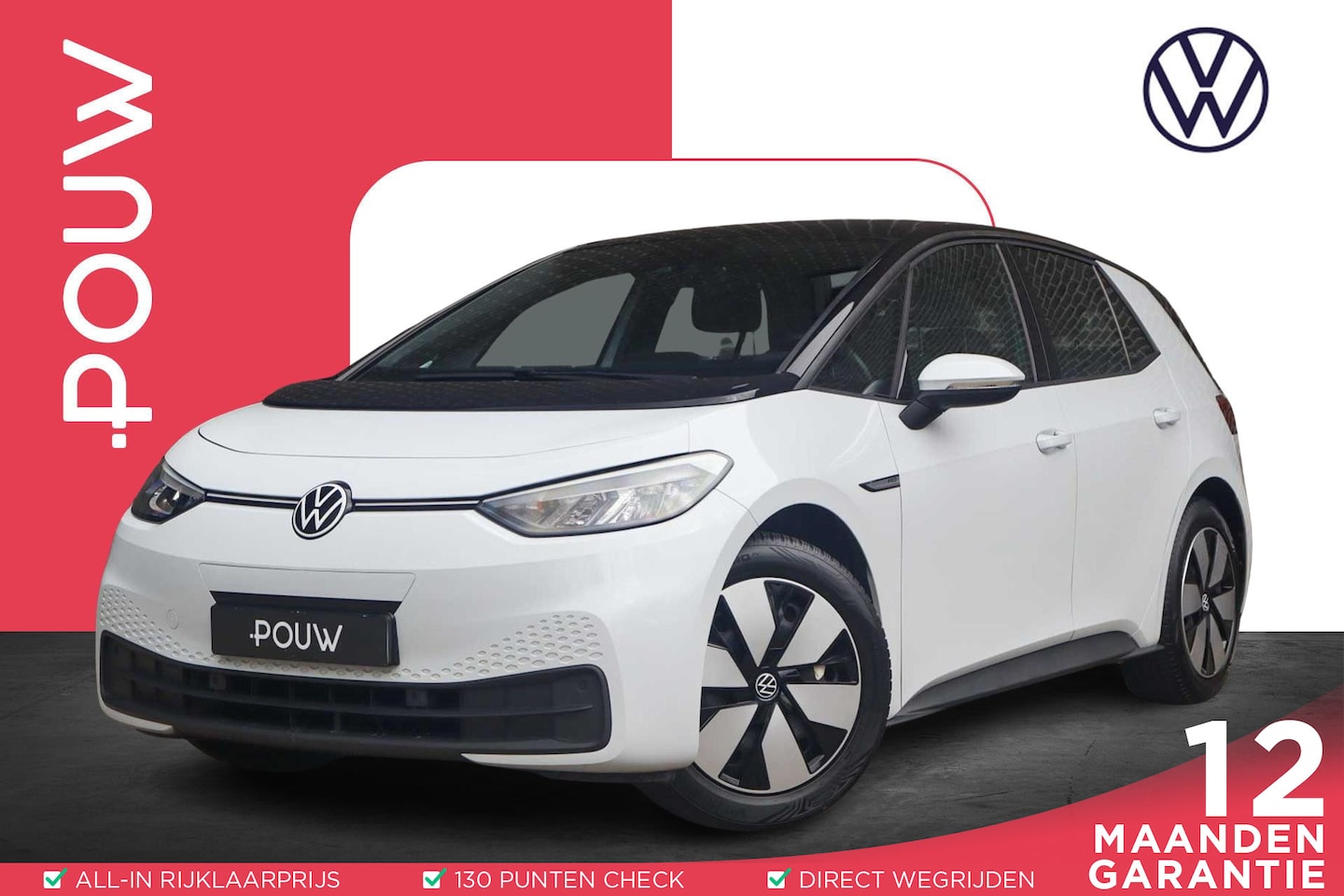 Volkswagen ID.3 - 145pk Pro 58 kWh | Navigatie | All Seasonbanden | Volautomatische Airconditioning - AutoWereld.nl