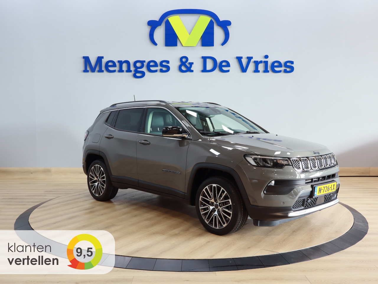 Jeep Compass - 4xe 190 Plug-in Hybrid Electric Limited Lease Ed. Airco ECC | Camera | Adaptive Cruise | A - AutoWereld.nl