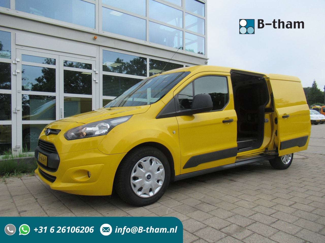 Ford Transit Connect - 1.6 TDCI L2 Trend | Airco | trekhaak | 3 zits | 2x schuifdeur - AutoWereld.nl