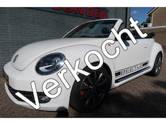 Volkswagen Beetle Cabriolet - 1.4 TSI Sport R-line Een zeer nette en complete auto bij ons bedrijf in onderhoud